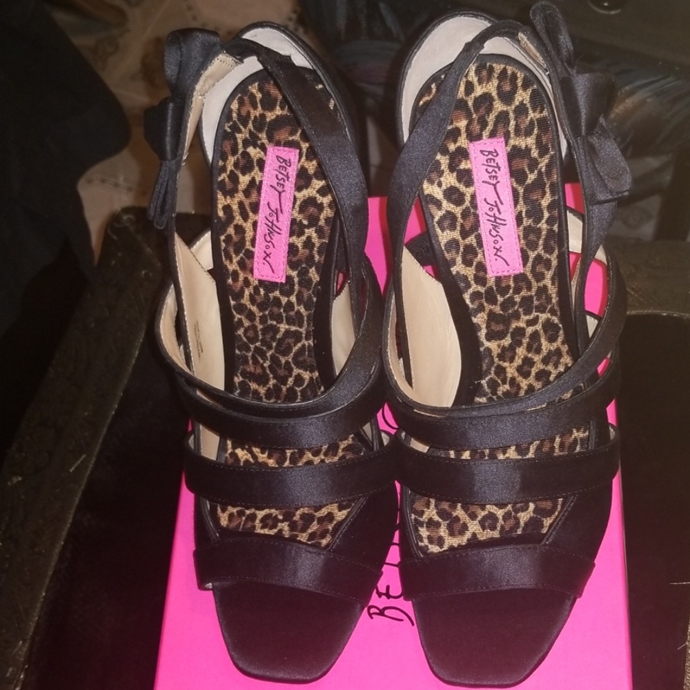 Betsey Johnson Becca Multi Strap Slingback Sandal